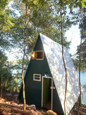 Refúgio Iguassu chalé com tranquilidade entre o Rio Iguaçu e o Parque Nacional